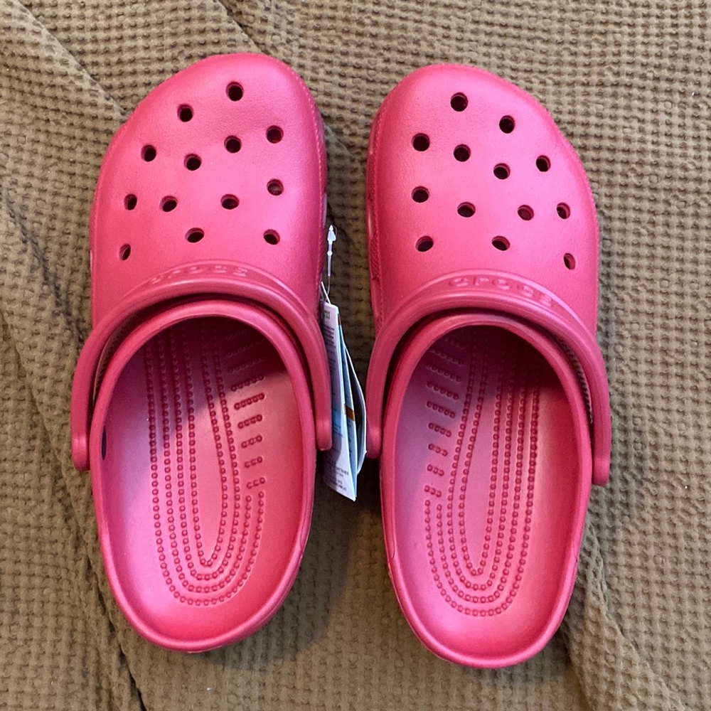Brand new classic red crocs